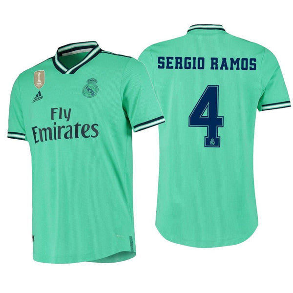 Men 04 Sergio Ramos Jersey Green Away Real Madrid Jersey Laliga 2020 - fastssd - Soccer Jersey - CrazyKill