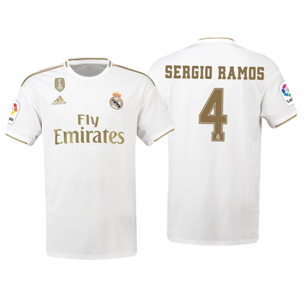 Men 04 Sergio Ramos Jersey White Home Real Madrid Jersey LaLiga 2020 - fastssd - Soccer Jersey - CrazyKill