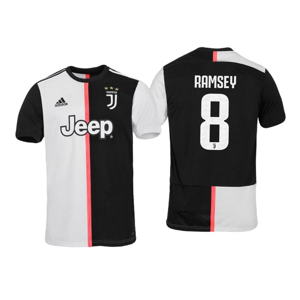 Men 08 Aaron Ramsey Jersey Black Home Juventus Jersey Serie A 2020 - fastssd - Soccer Jersey - CrazyKill