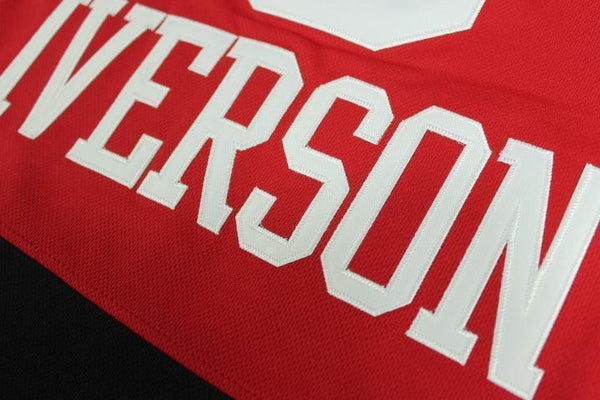 Men 3 Allen Iverson Jersey Red&Black Philadelphia 76ers Jersey Fanatics - fastssd - NBA Jersey - nRevo