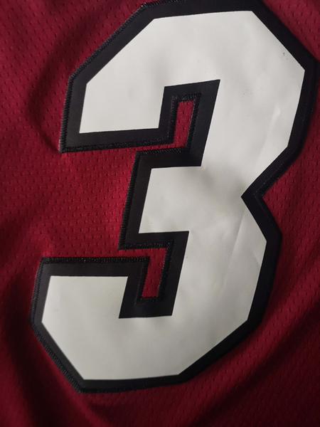Men 3 Dwyane Wade Jersey Red Miami Heat Jersey Fanatics Swingman - fastssd - NBA Jersey - nRevo