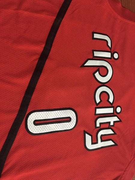 Men 0 Damian Lillard Jersey Red Rip City Portland Trail Blazers Jersey Swingman Fanatics - fastssd - NBA Jersey - nRevo
