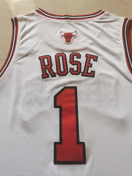 Men 01 Derrick Rose Jersey White Chicago Bulls Jersey Swingman Fanatics - fastssd - NBA Jersey - nRevo