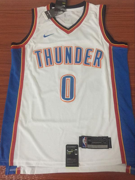 Men 0 Russell Westbrook Jersey White Oklahoma City Thunder Jersey Fanatics - fastssd - NBA Jersey - nRevo