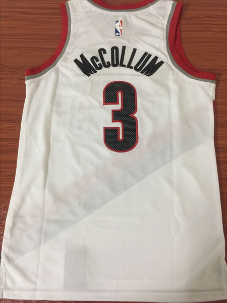 Men 3 C J McCollum Jersey White Portland Trail Blazers Jersey Fanatics - fastssd - NBA Jersey - nRevo