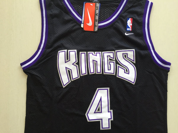 Men 4 Chris Webber Jersey Black Sacramento Kings Jersey Throwback Swingman - fastssd - NBA Jersey - nRevo