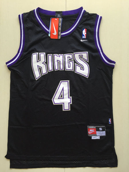 Men 4 Chris Webber Jersey Black Sacramento Kings Jersey Throwback Swingman - fastssd - NBA Jersey - nRevo