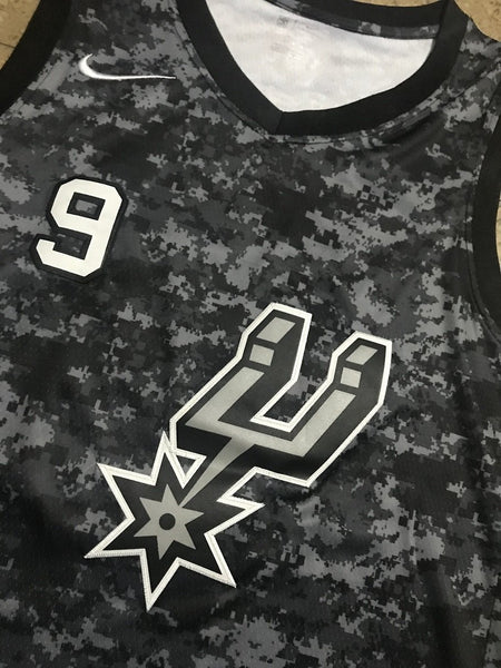 Men 09 Tony Parker Jersey Grey San Antonio Spurs Jersey Swingman Fanatics