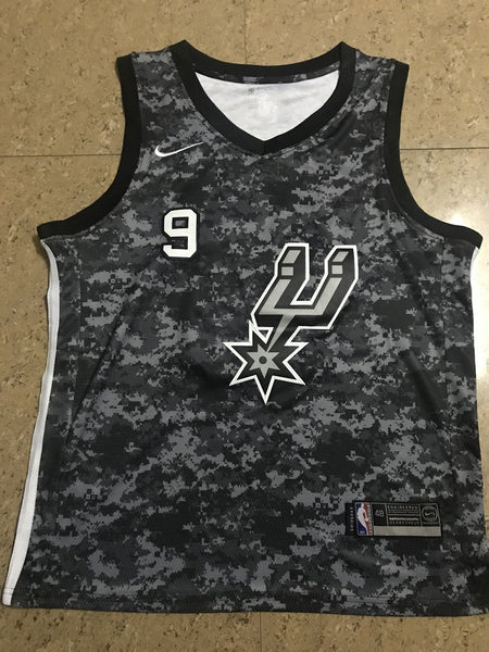 Men 09 Tony Parker Jersey Grey San Antonio Spurs Jersey Swingman Fanatics