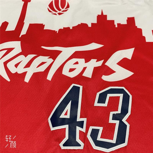 Men 43 Pascal Siakam Jersey Red Raptors Style Jersey Swingman Fanatics - fastssd - NBA Jersey - nRevo