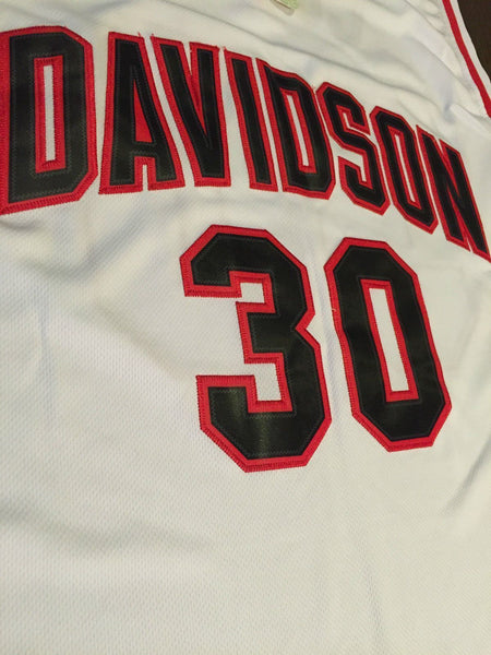 Men Davidson Wildcats 30 Stephen Curry Jersey White Swingman - fastssd - NBA Jersey - nRevo