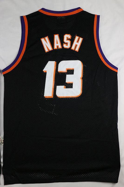 Men 13 Steve Nash Jersey Black Phoenix Suns Throwback Swingman Jersey - fastssd - NBA Jersey - nRevo