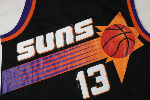 Men 13 Steve Nash Jersey Black Phoenix Suns Throwback Swingman Jersey - fastssd - NBA Jersey - nRevo