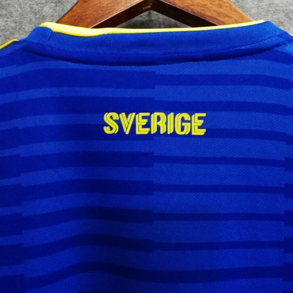 2018 Men Sweden Jersey Stadium Away Soccer Jersey World Cup Jersey Fanatics - fastssd - Soccer Jersey - CrazyKill