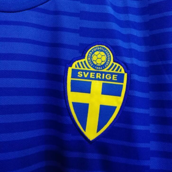 2018 Men Sweden Jersey Stadium Away Soccer Jersey World Cup Jersey Fanatics - fastssd - Soccer Jersey - CrazyKill