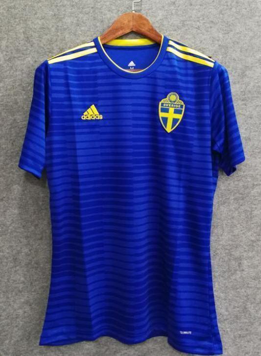 2018 Men Sweden Jersey Stadium Away Soccer Jersey World Cup Jersey Fanatics - fastssd - Soccer Jersey - CrazyKill