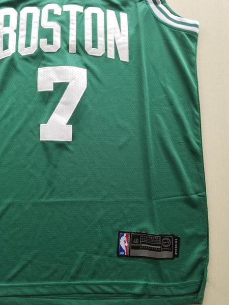 Men 07 Jaylen Brown Jersey Green Boston Celtics Jersey Swingman Fanatics