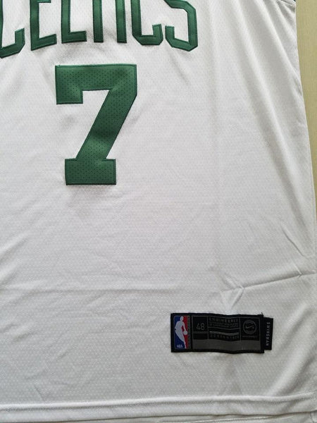 Men 07 Jaylen Brown Jersey White Boston Celtics Jersey Swingman Fanatics