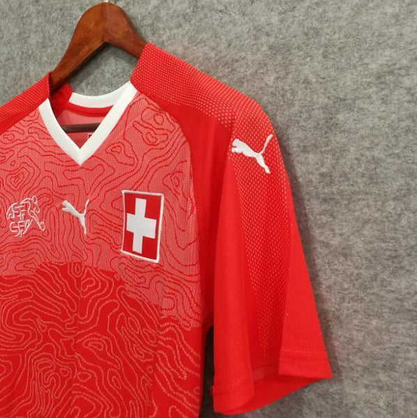 2018 Men Swiss Jersey Stadium Home Soccer Jersey World Cup Jersey Fanatics - fastssd - Soccer Jersey - CrazyKill