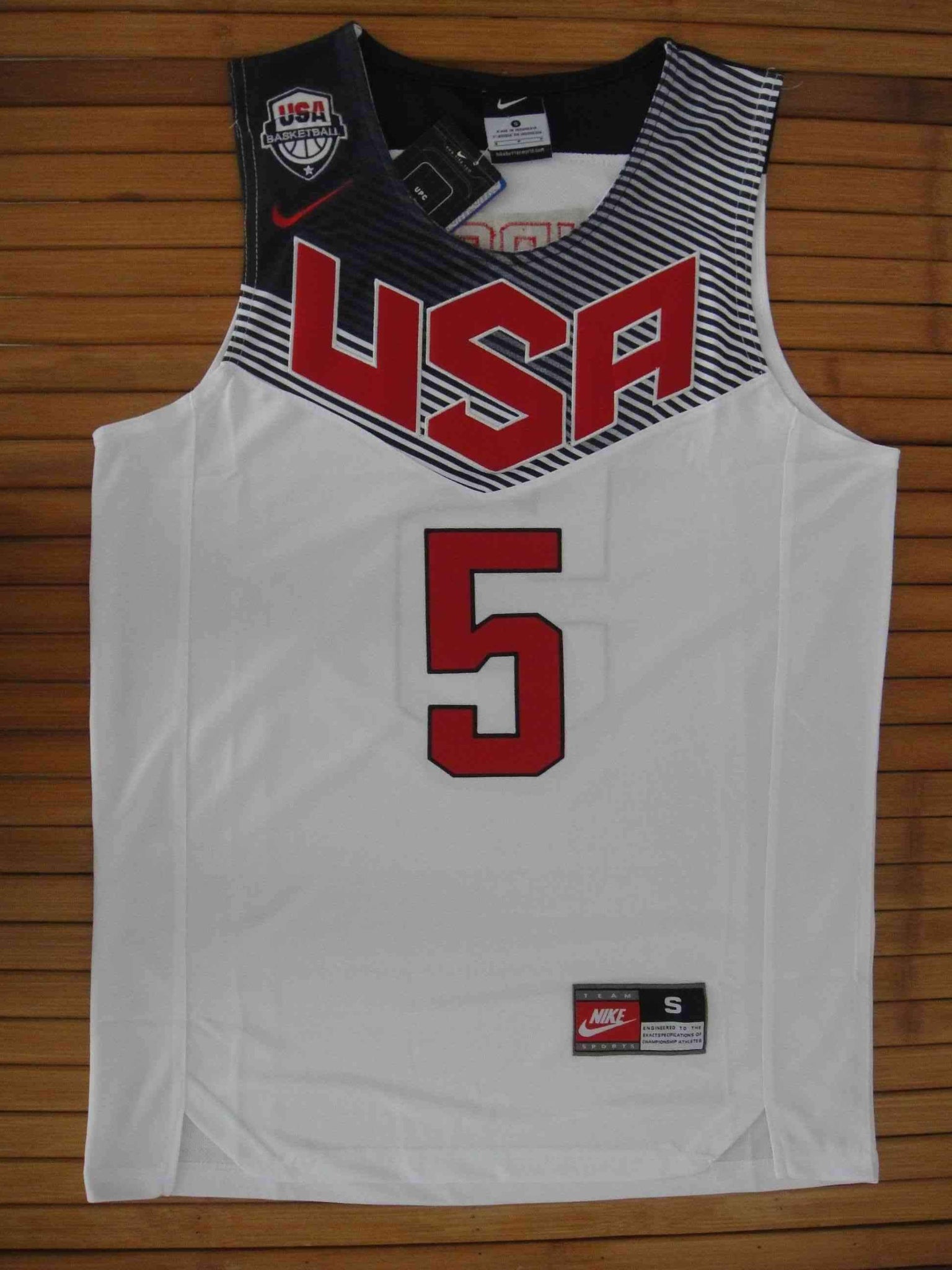 Men 5 Kevin Durant Jersey White Team USA Swingman Fanatics - fastssd - NBA Jersey - nRevo