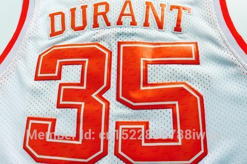 Men 35 Kevin Durant Swingman Jersey White Texas Longhorns Jersey - fastssd - NBA Jersey - nRevo