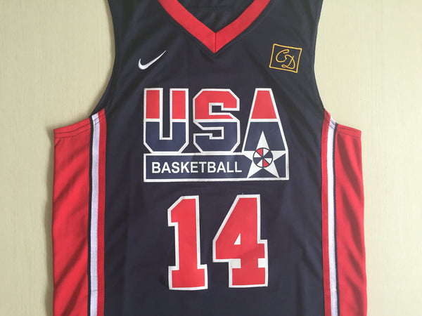 Men 14 Charles Barkley Jersey Black USA Jersey Swingman Fanatics - fastssd - NBA Jersey - nRevo