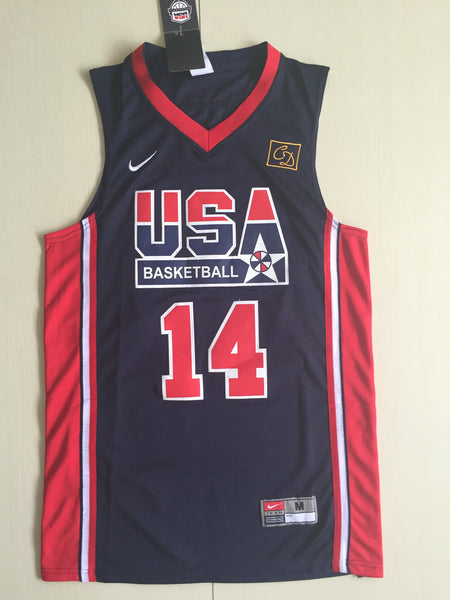 Men 14 Charles Barkley Jersey Black USA Jersey Swingman Fanatics - fastssd - NBA Jersey - nRevo
