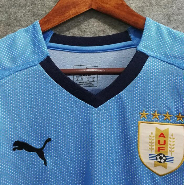 2018 Men Uruguay Jersey Stadium Home Soccer Jersey World Cup Jersey Fanatics - fastssd - Soccer Jersey - CrazyKill