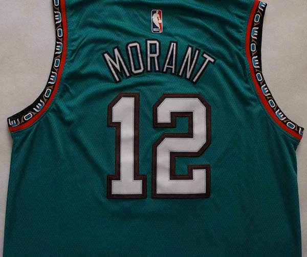 New Men 12 Ja Morant Jersey Green Vancouver Grizzlies Throwback Swingman - fastssd - NBA Jersey - nRevo