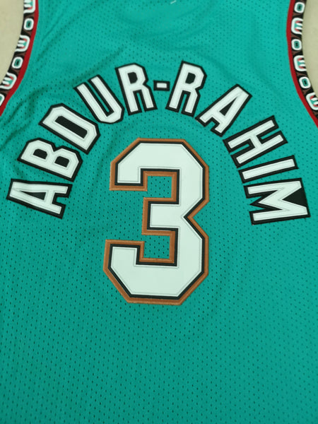 Men 3 Shareef Abdur-Rahim Jersey Blue Vancouver Grizzlies Jersey Hardwood Classics - fastssd - NBA Jersey - nRevo