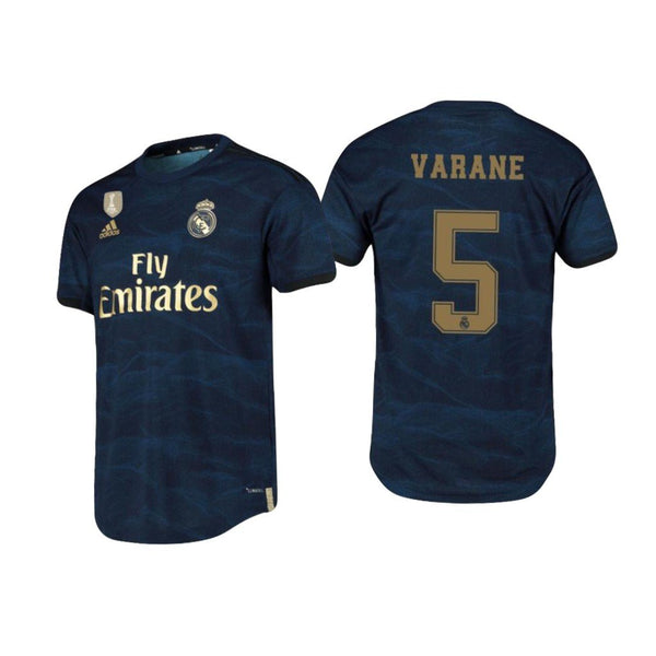 Men 05 Raphael Varane Jersey Blue Away Real Madrid Jersey LaLiga 2020 - fastssd - Soccer Jersey - CrazyKill