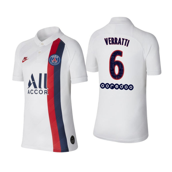 Men 06 Marco Verratti Jersey White Away Paris Saint Germain Jersey Ligue 1 2020 - fastssd - Soccer Jersey - CrazyKill