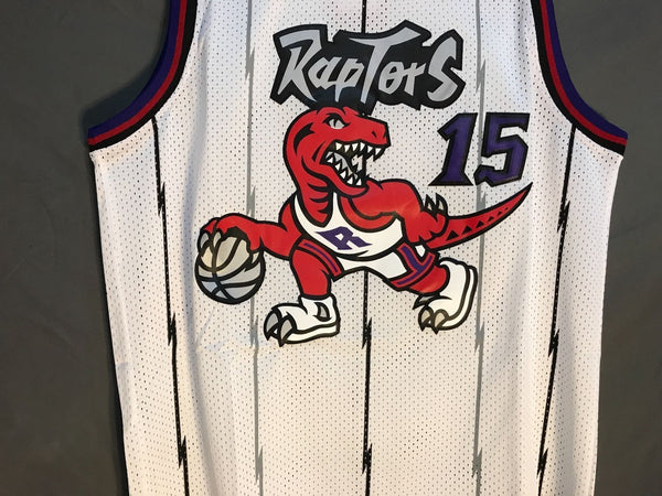 Men 15 Vince Carter Jersey White Toronto Raptors Throwback Swingman - fastssd - NBA Jersey - nRevo