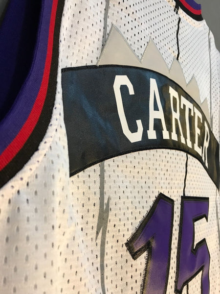 Men 15 Vince Carter Jersey White Toronto Raptors Throwback Swingman - fastssd - NBA Jersey - nRevo