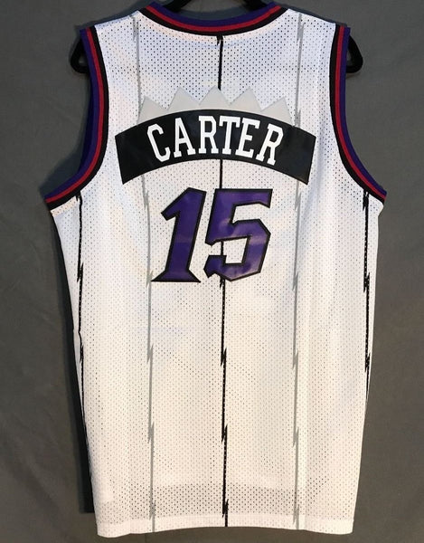 Men 15 Vince Carter Jersey White Toronto Raptors Throwback Swingman - fastssd - NBA Jersey - nRevo