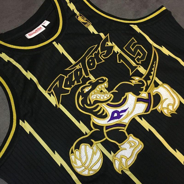 Men 15 Vince Carter Jersey Gold Hardwood Classics Toronto Raptors Jersey - fastssd - NBA Jersey - nRevo