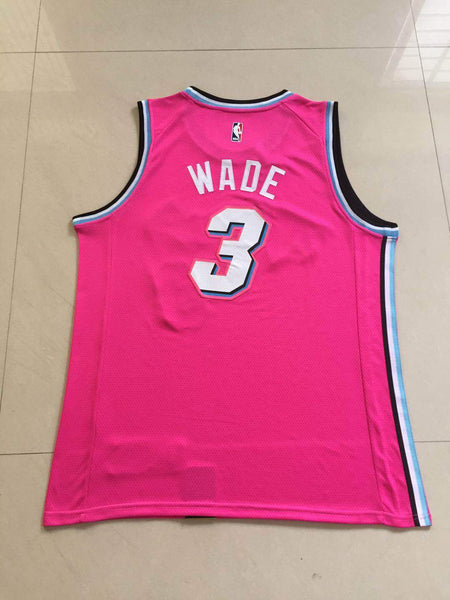 Men 03 Dwyane Wade Jersey Pink Miami Heat Jersey Swingman Fanatics - fastssd - NBA Jersey - nRevo