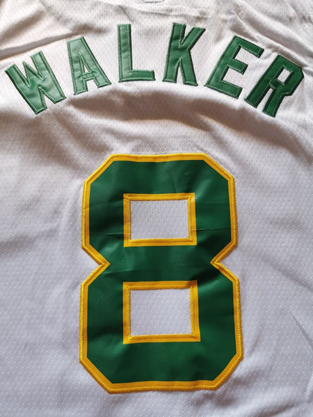 Men 08 Kemba Walker Jersey White Boston Celtics Jersey Swingman Fanatics