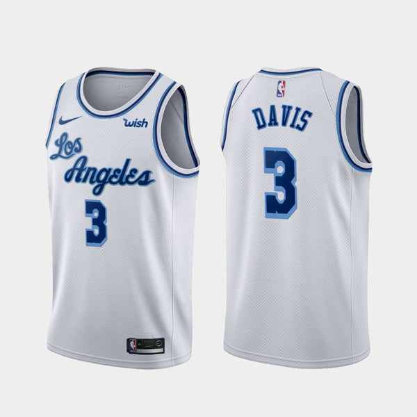 Men 3 Anthony Davis Jersey White Los Angeles Lakers Swingman Jersey - fastssd - NBA Jersey - nRevo