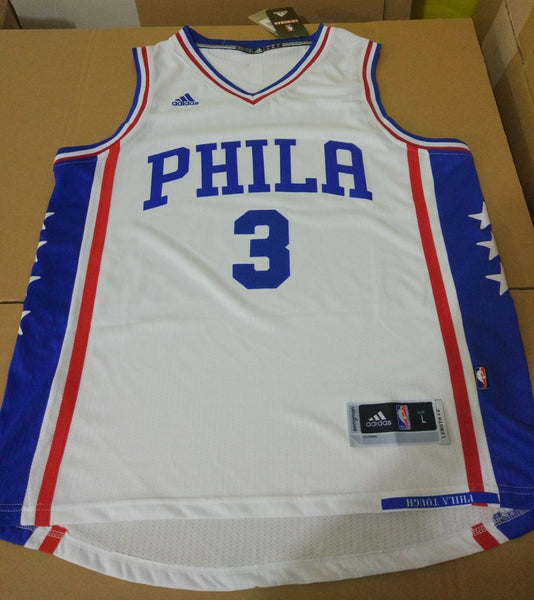 Men 3 Allen Iverson Jersey White Philadelphia 76ers Jersey Fanatics - fastssd - NBA Jersey - nRevo