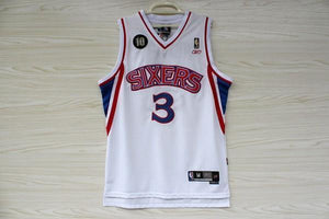 Men 3 Allen Iverson Jersey White Philadelphia 76ers Jersey Fanatics - fastssd - NBA Jersey - nRevo