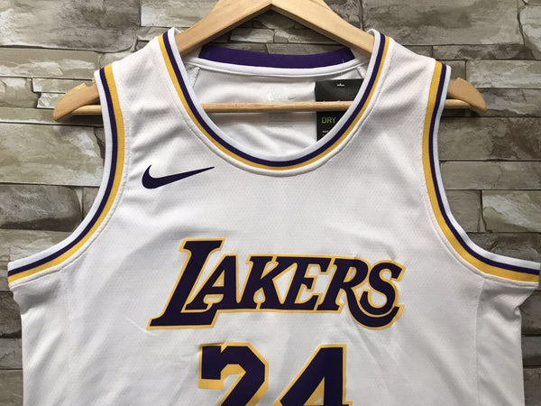 New Men 24 Kobe Bryant Jersey White Los Angeles Lakers Swingman Jersey - fastssd - NBA Jersey - nRevo