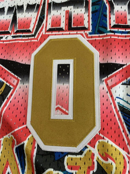 HOT Men 0 Russell Westbrook Jersey Blue WILD Style Jersey Swingman Fanatics - fastssd - NBA Jersey - nRevo