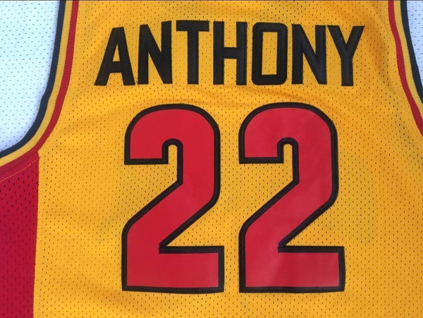 Men 22 Carmelo Anthony Jersey Yellow Oak Hill Swingman Jersey Fanatics - fastssd - NBA Jersey - nRevo