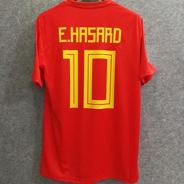 2018 Men Belgium Jersey Stadium Home Soccer Jersey World Cup Jersey Fanatics - fastssd - Soccer Jersey - CrazyKill