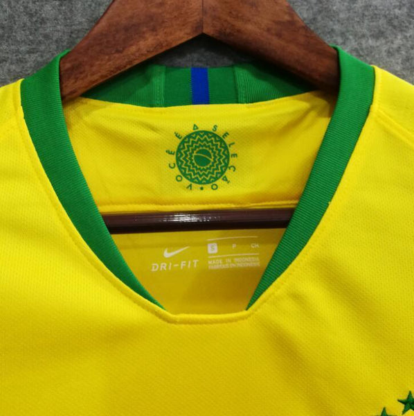 2018 Men Brazil Jersey Home Neymar Jersey Soccer World Cup Jersey Fanatics - fastssd - Soccer Jersey - CrazyKill