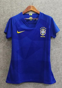 2018 Women Brazil Jersey Stadium Away Soccer Jersey World Cup Jersey Fanatics - fastssd - Soccer Jersey - CrazyKill