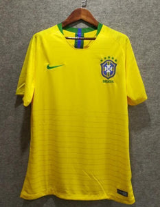 2018 Men Brazil Jersey Stadium Home Soccer Jersey World Cup Jersey Fanatics - fastssd - Soccer Jersey - CrazyKill