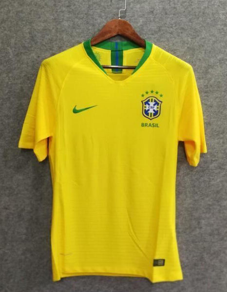 2018 Men Brazil Jersey Stadium Home Soccer Jersey World Cup Jersey Player - fastssd - Soccer Jersey - CrazyKill