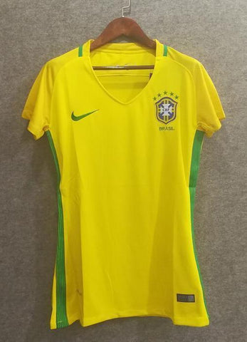 2018 Women Brazil Jersey Stadium Home Soccer Jersey World Cup Jersey Player - fastssd - Soccer Jersey - CrazyKill